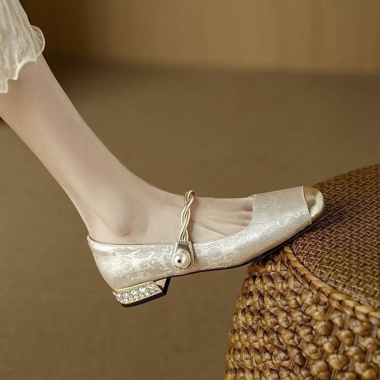 Spring And Summer New Retro Easy Matching French Low-cut Shoes - Image 4