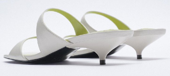 Designer Shoes New White Kitten Heel Women Slipper Square Toe Fashion Ourdoor Fairy Sandals Slippers - Image 3