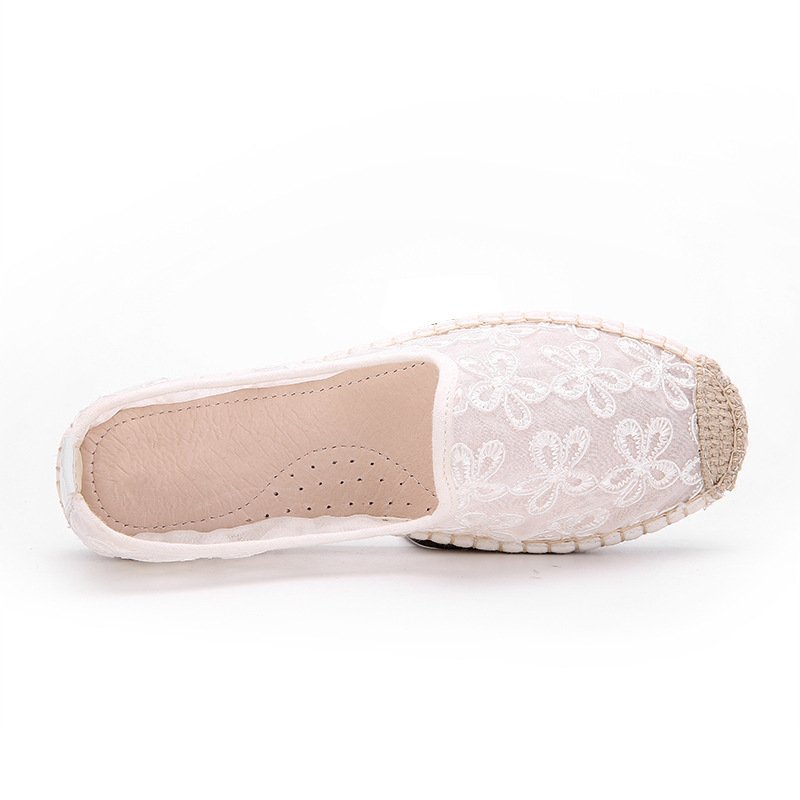 Thin Pumps Linen Fisherman Shoes For Women - Image 5