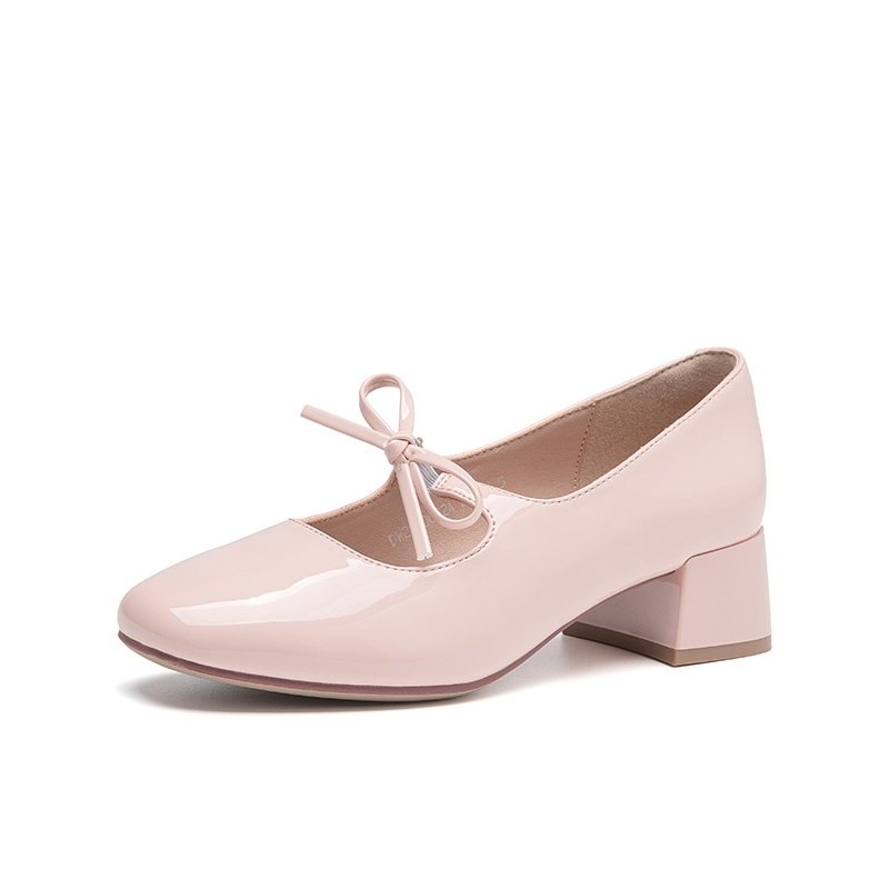 Comfortable Soft Soled Bow Mary Jane Shoes - Image 7