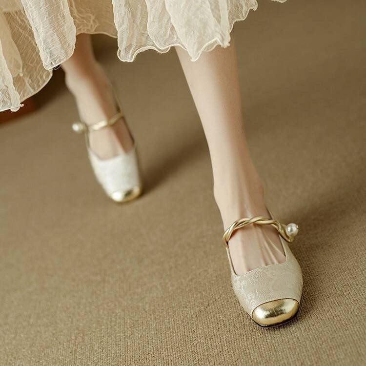 Spring And Summer New Retro Easy Matching French Low-cut Shoes - Image 8