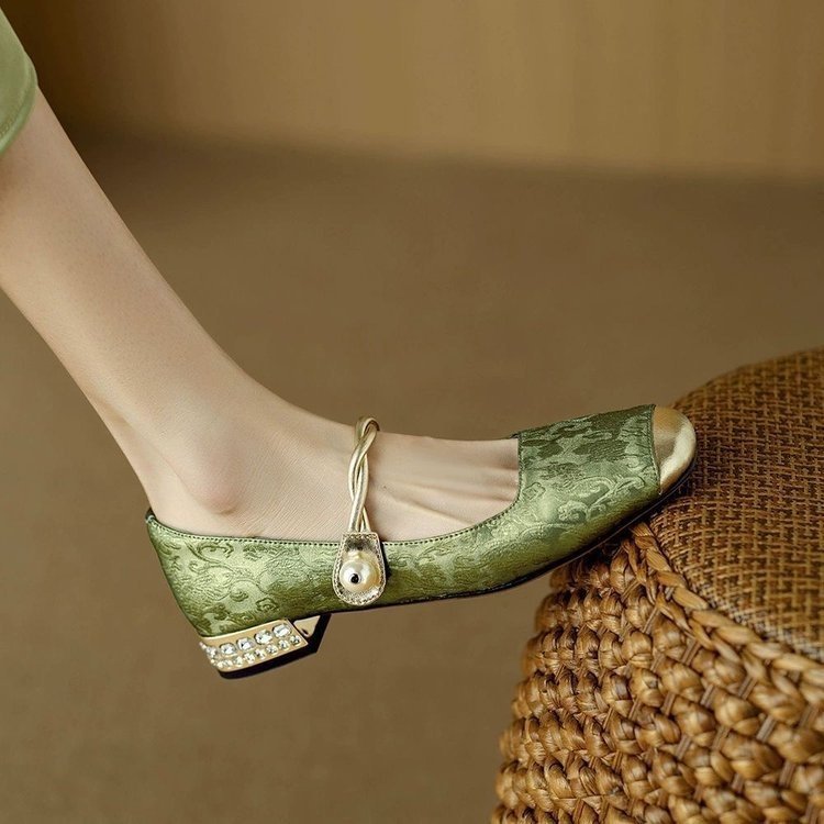 Spring And Summer New Retro Easy Matching French Low-cut Shoes - Image 6