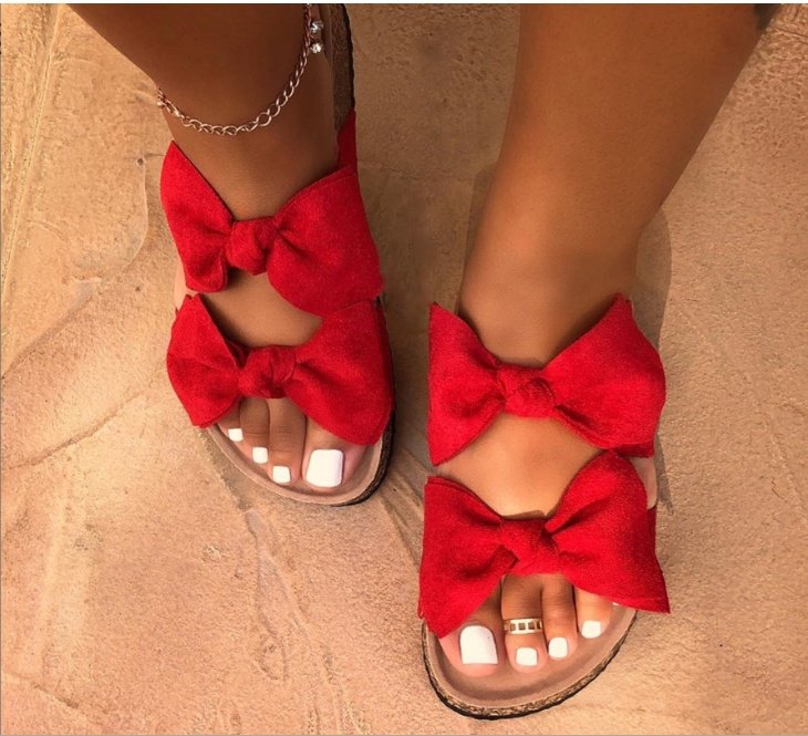 Bow flat slipper - Image 3
