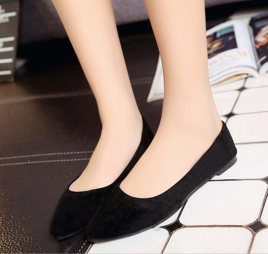 Scoop shoes black flat shoes - Image 4