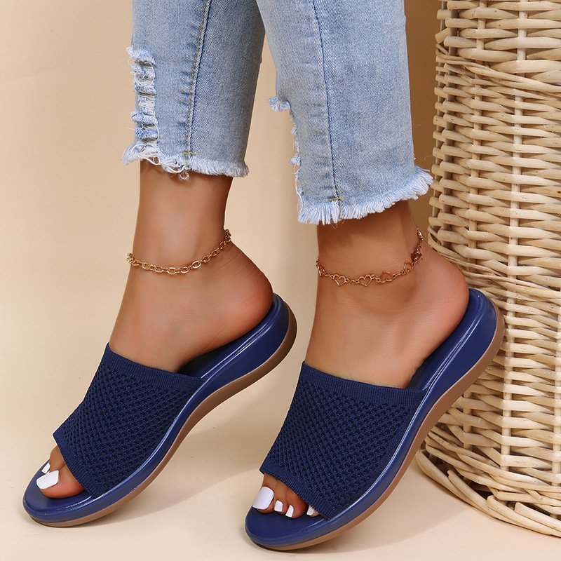 Women Shoes Summer Flat Sandals Casual Indoor Outdoor Slipper For Beach Shoes - Image 5