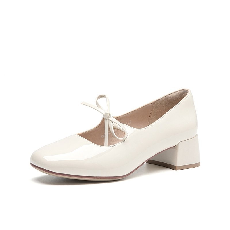 Comfortable Soft Soled Bow Mary Jane Shoes - Image 5