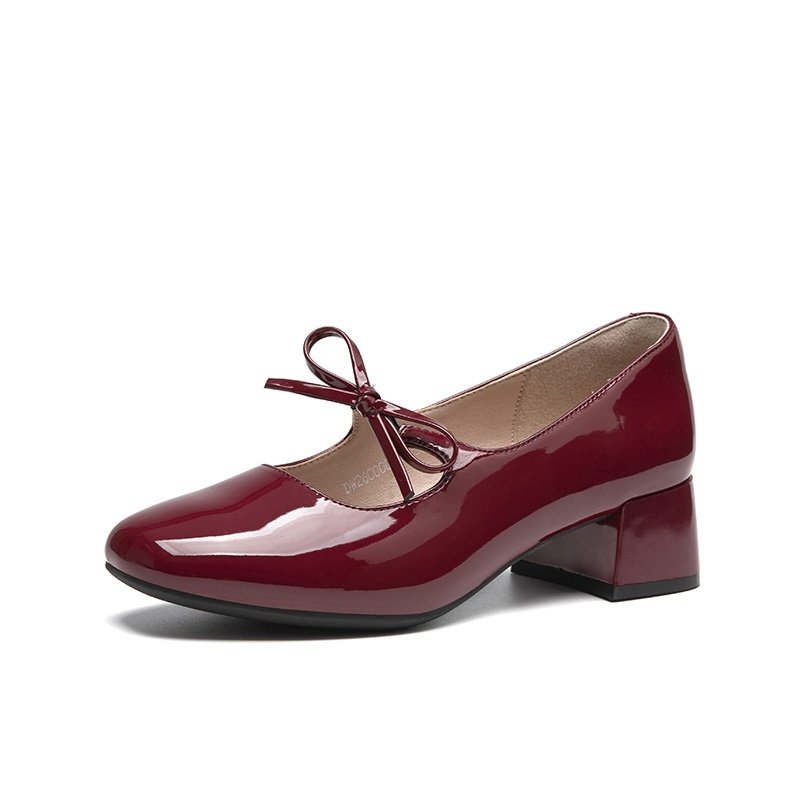 Comfortable Soft Soled Bow Mary Jane Shoes - Image 4