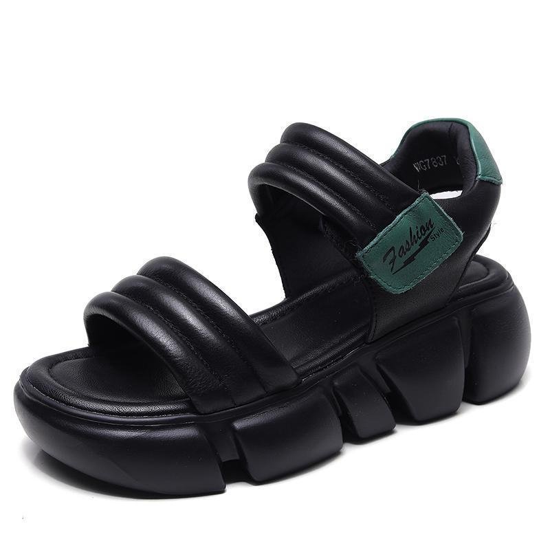 Open Toe All-Match Platform Non-slip Sandals Height Increasing Wedge - Image 6