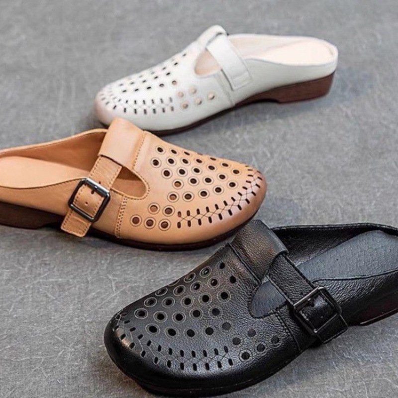 Toe Cap Semi Slipper Women's Summer Outerwear - Image 4
