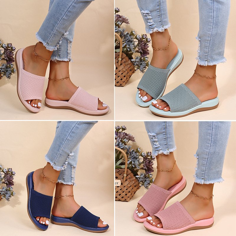 Women Shoes Summer Flat Sandals Casual Indoor Outdoor Slipper For Beach Shoes - Image 6