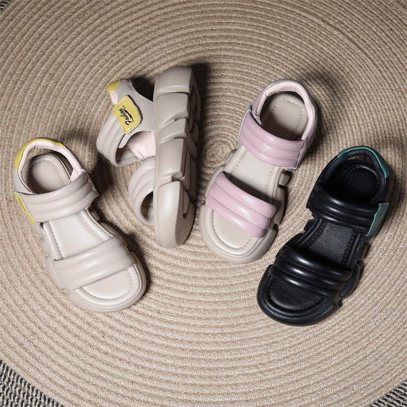 Open Toe All-Match Platform Non-slip Sandals Height Increasing Wedge - Image 4