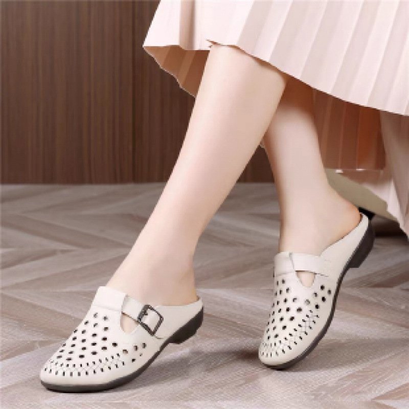 Toe Cap Semi Slipper Women's Summer Outerwear - Image 7