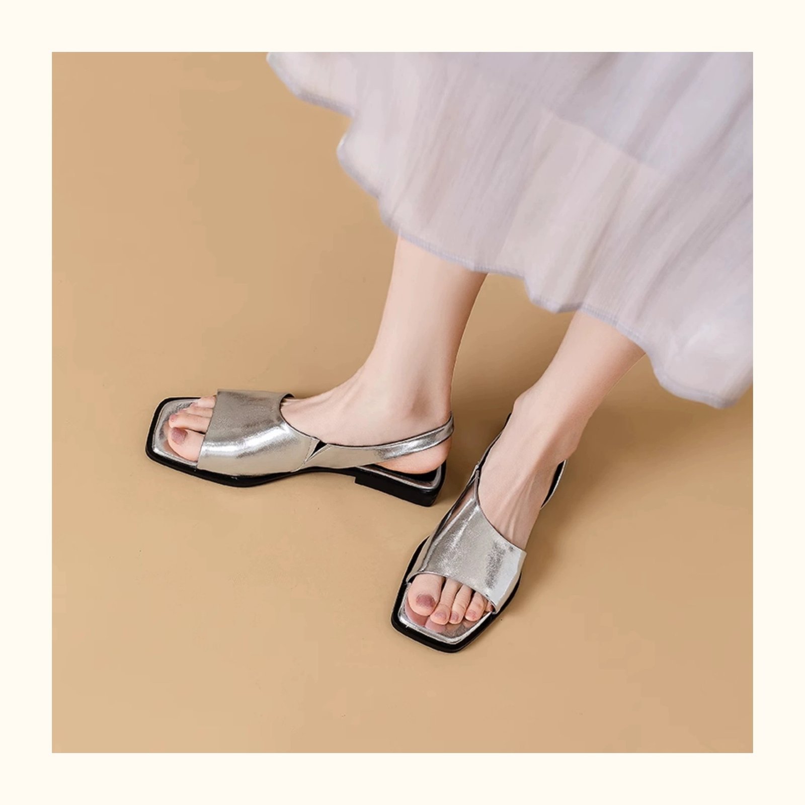 Outdoor Square Heel Roman Sandals All-matching - Image 8