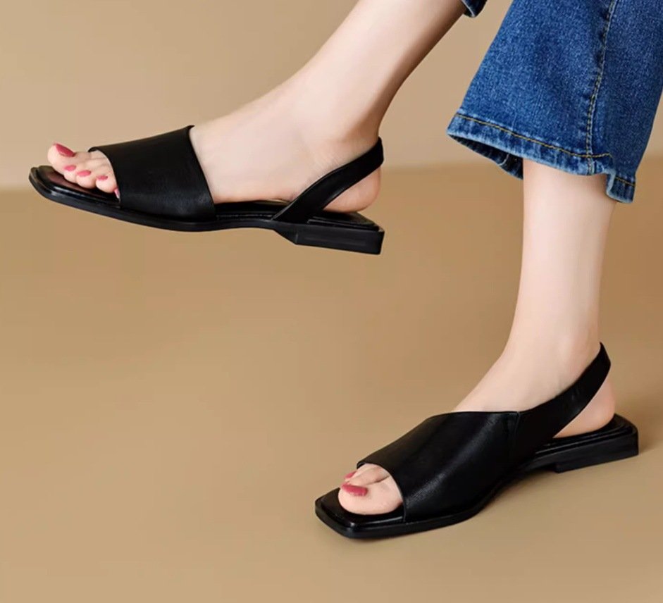 Outdoor Square Heel Roman Sandals All-matching - Image 6