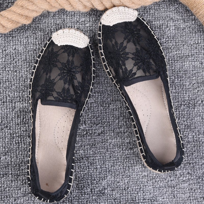 Thin Pumps Linen Fisherman Shoes For Women - Image 8