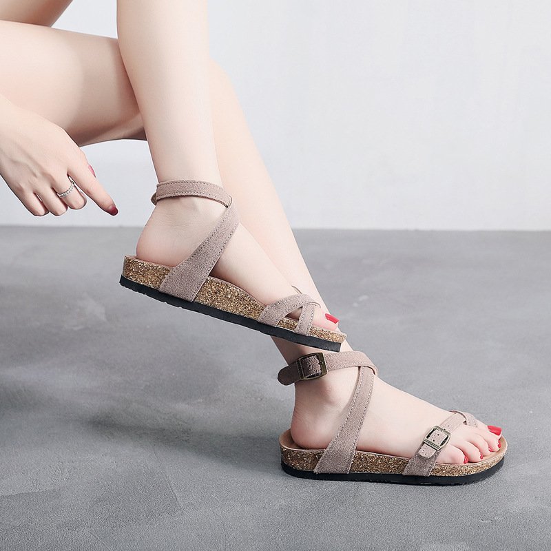 Flat For Outdoors Non-slip Beach Shoes Flip-flops - Image 3