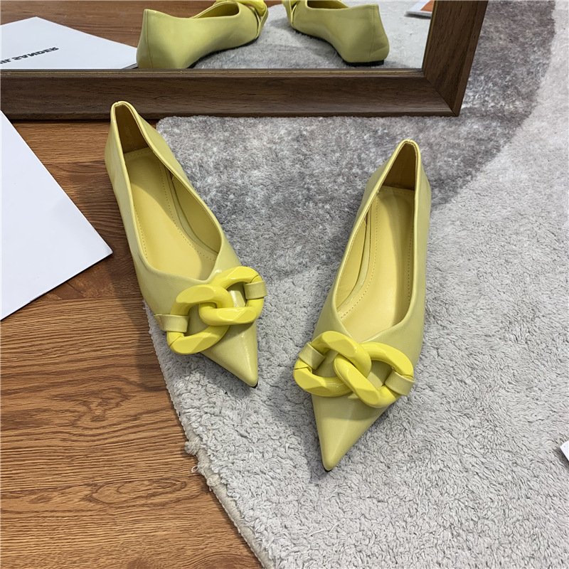 Comfortable Chain Professional Flat Shoes - Image 7
