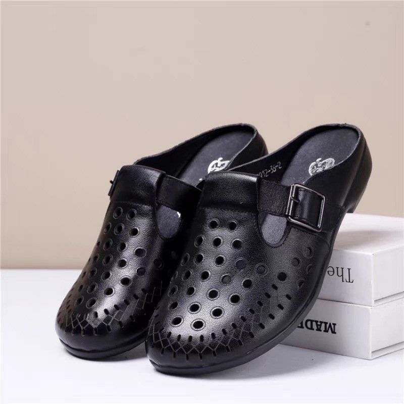 Toe Cap Semi Slipper Women's Summer Outerwear - Image 3