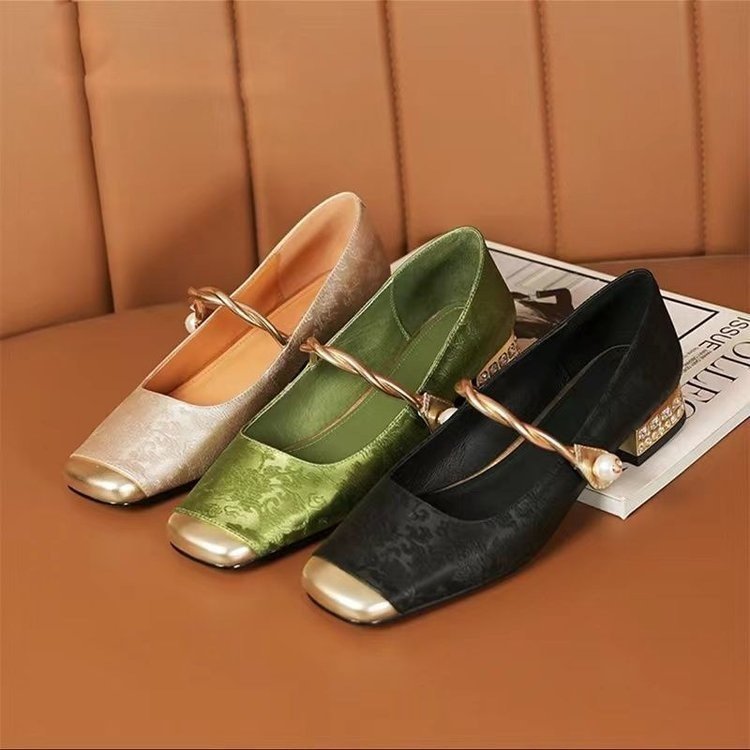 Spring And Summer New Retro Easy Matching French Low-cut Shoes - Image 2